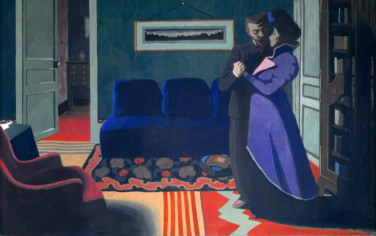 Besøk av Felix Edouard Vallotton