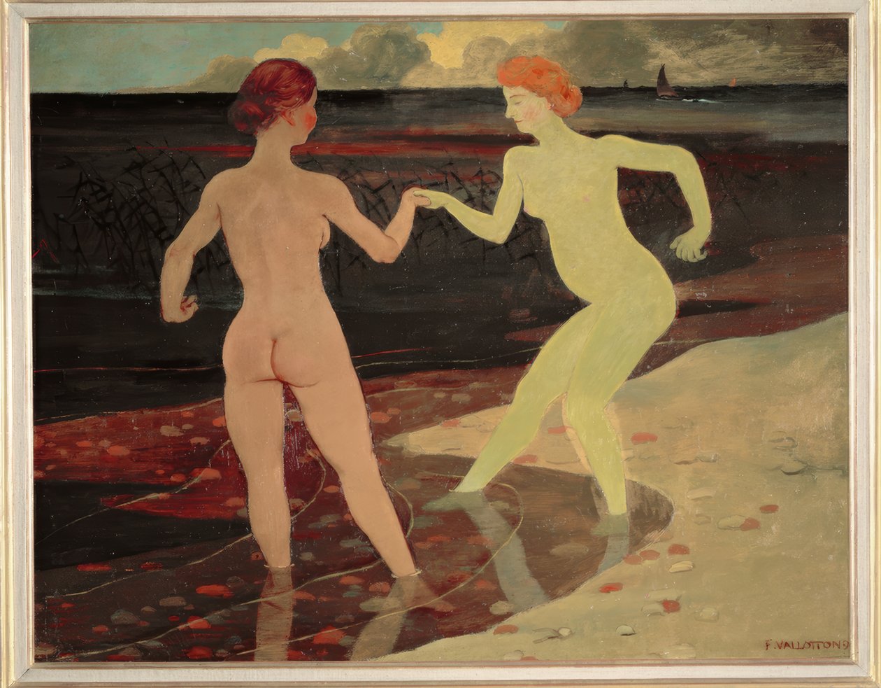 Elskerinnen og hushjelpen av Felix Edouard Vallotton