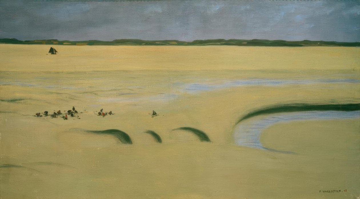 Den gjørme, stormfulle himmelen av Felix Edouard Vallotton