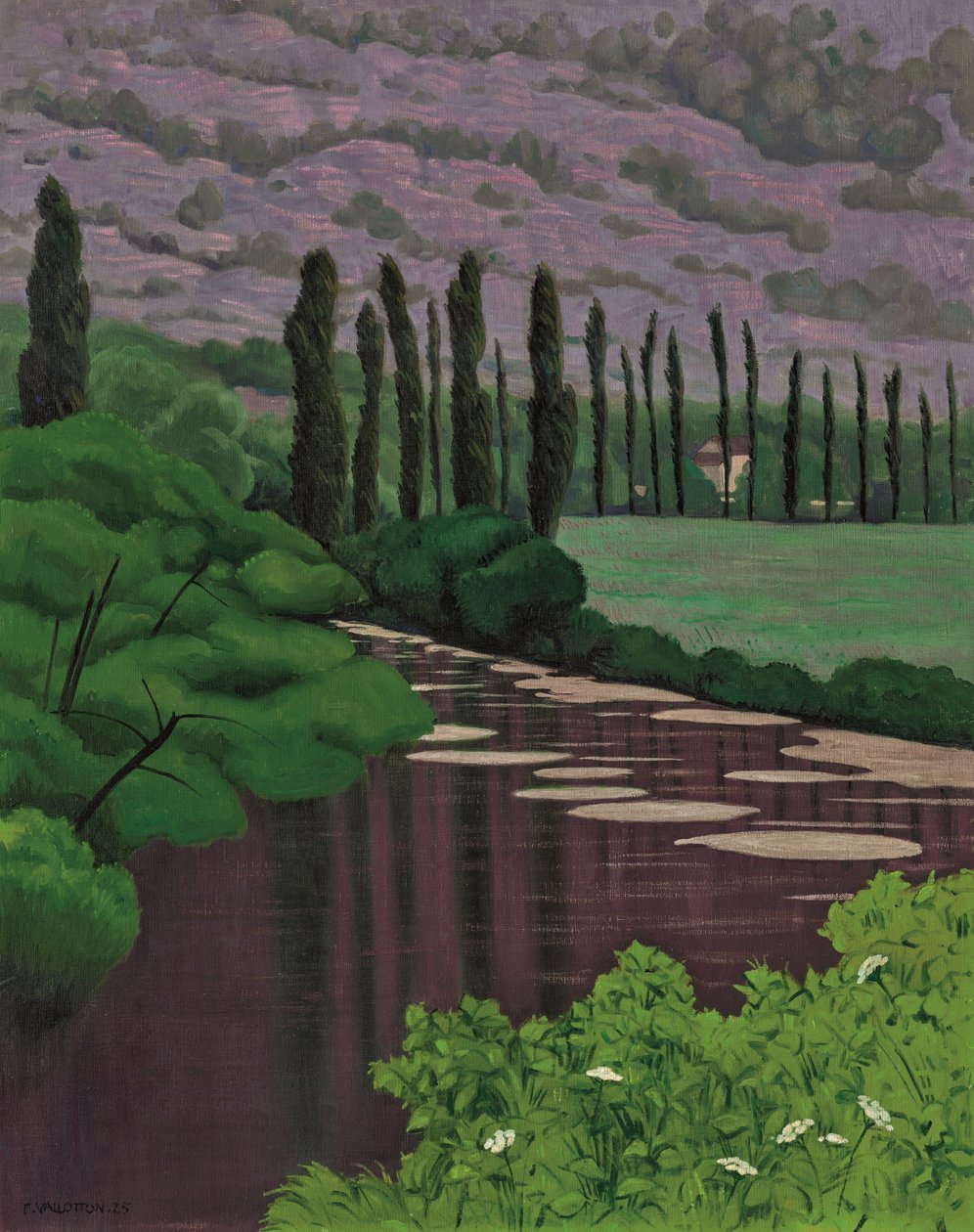 Landskap ved Marcillac av Felix Edouard Vallotton