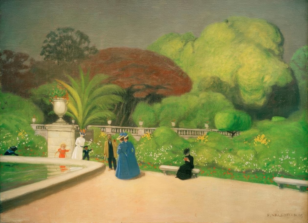 Luxembourghagen av Felix Edouard Vallotton