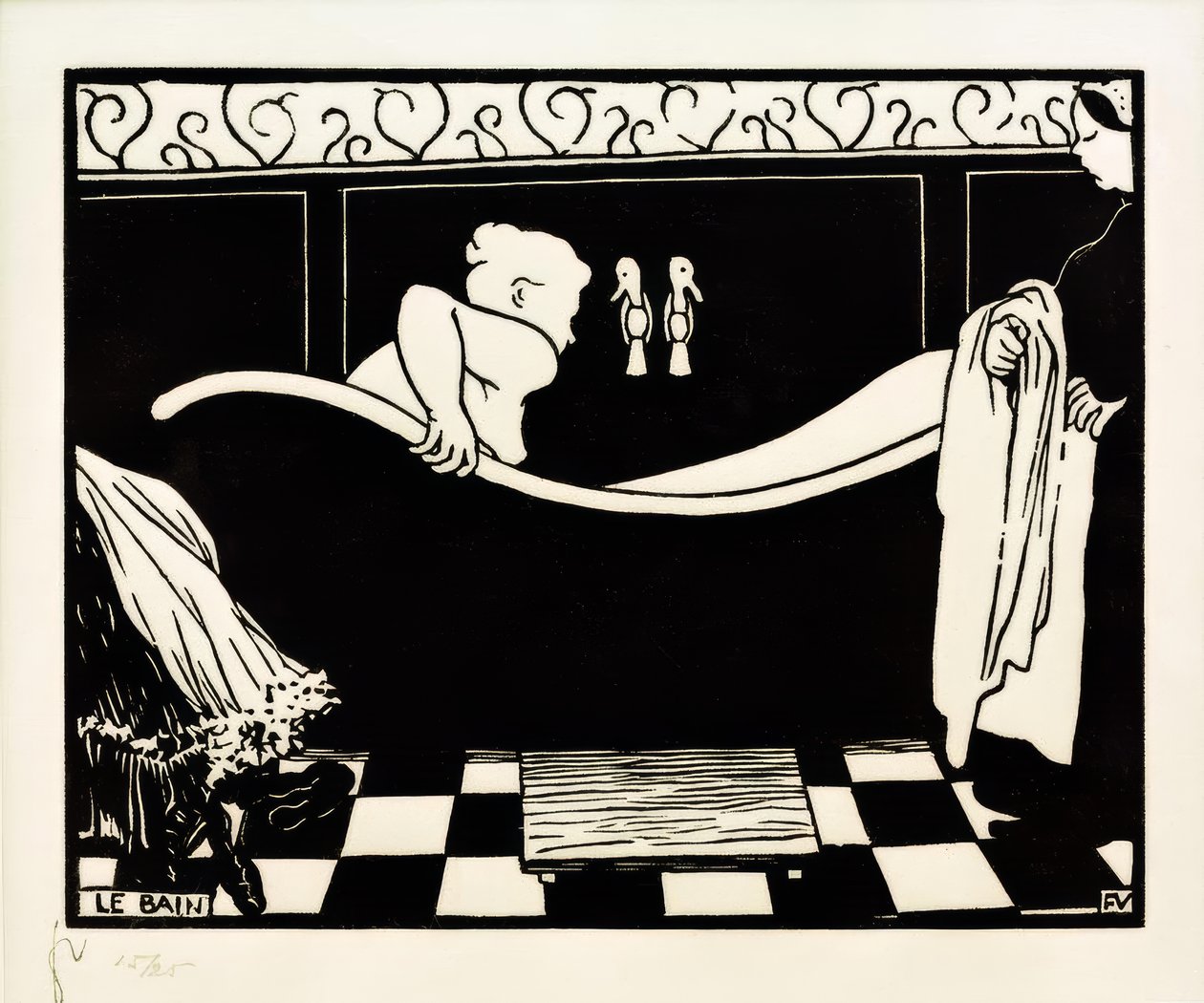 Badet av Felix Edouard Vallotton