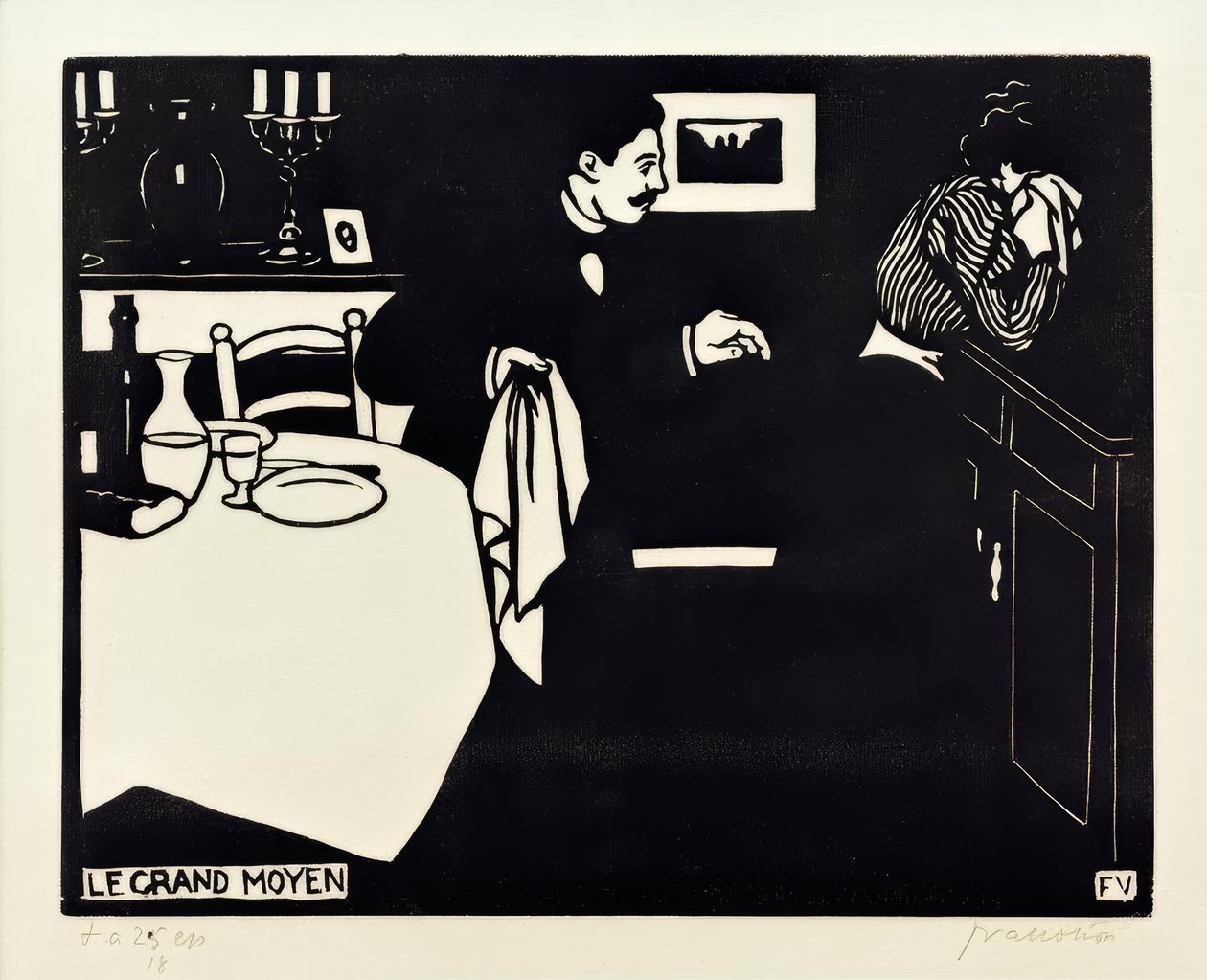 Den store veien av Felix Edouard Vallotton