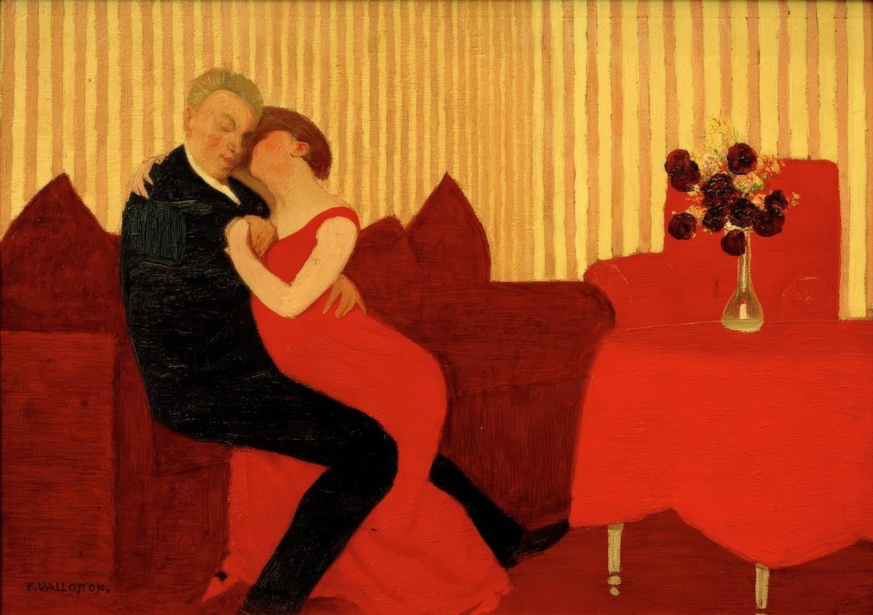 Løgnen av Felix Edouard Vallotton
