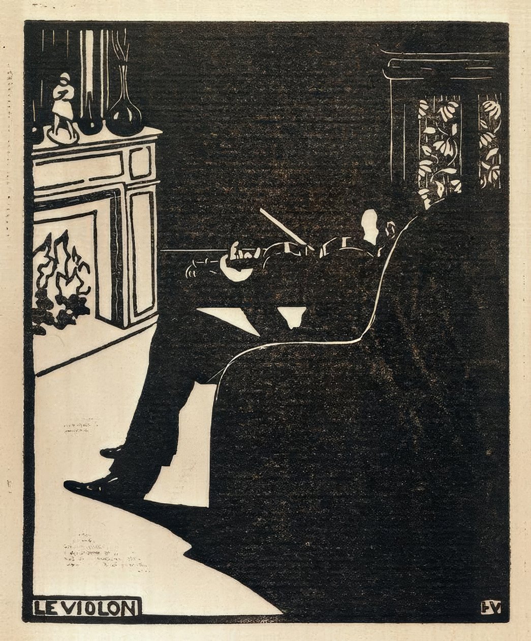 Fiolinen av Felix Edouard Vallotton