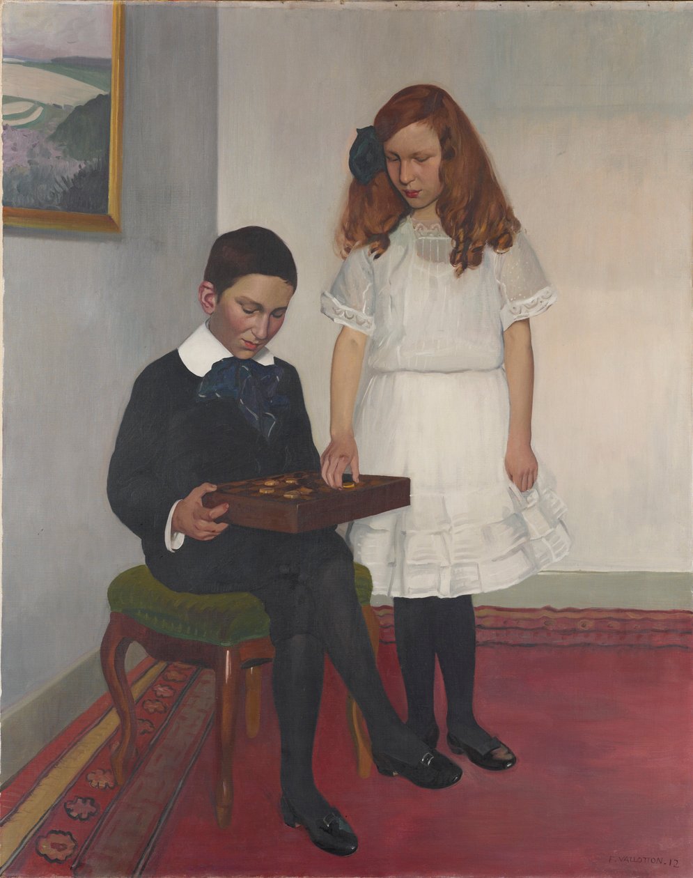 Hahnloser-barna, 1912. av Felix Edouard Vallotton