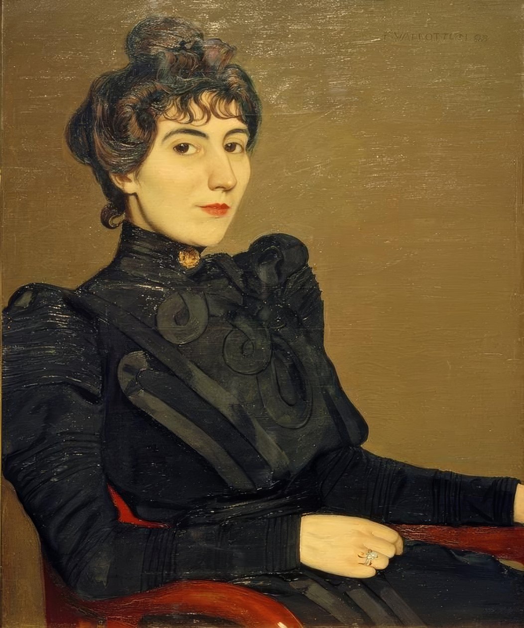 Marthe Mellot av Felix Edouard Vallotton