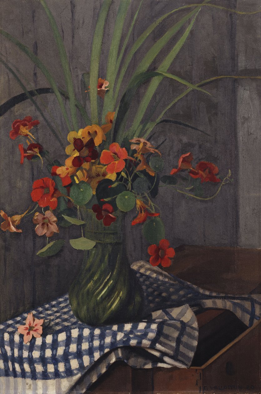 Nasturtiums, 1920 av Felix Edouard Vallotton