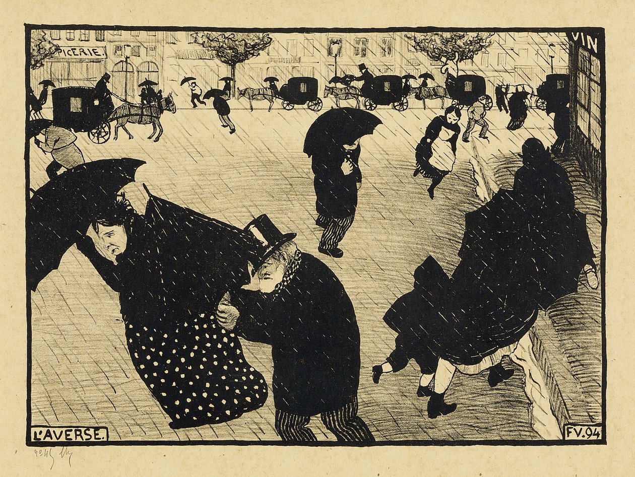 Paris Intense, 1893-94 av Felix Edouard Vallotton