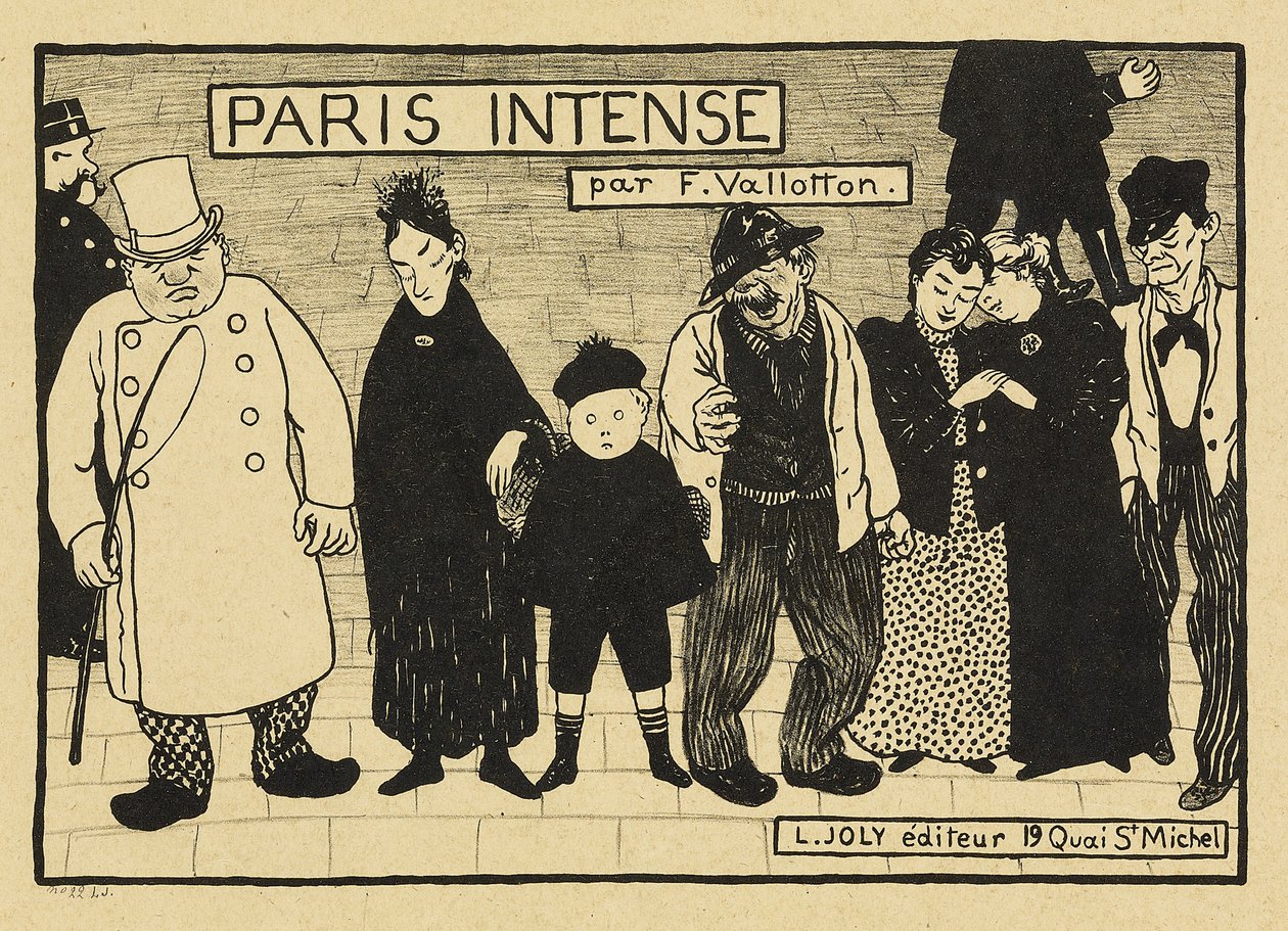 Paris Intense, 1893-94 av Felix Edouard Vallotton