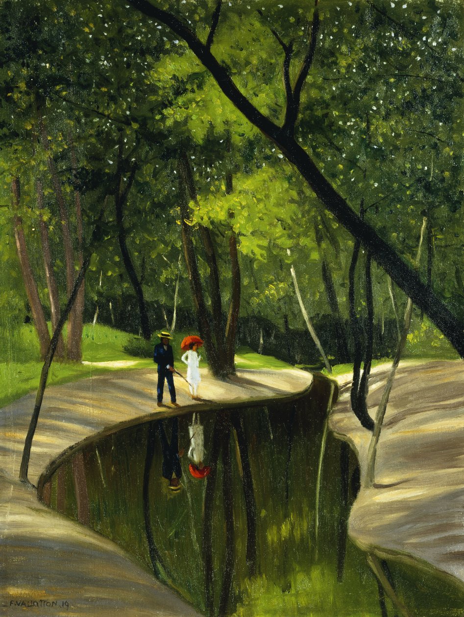 Landskapet i Boulogne, 1919 av Felix Edouard Vallotton