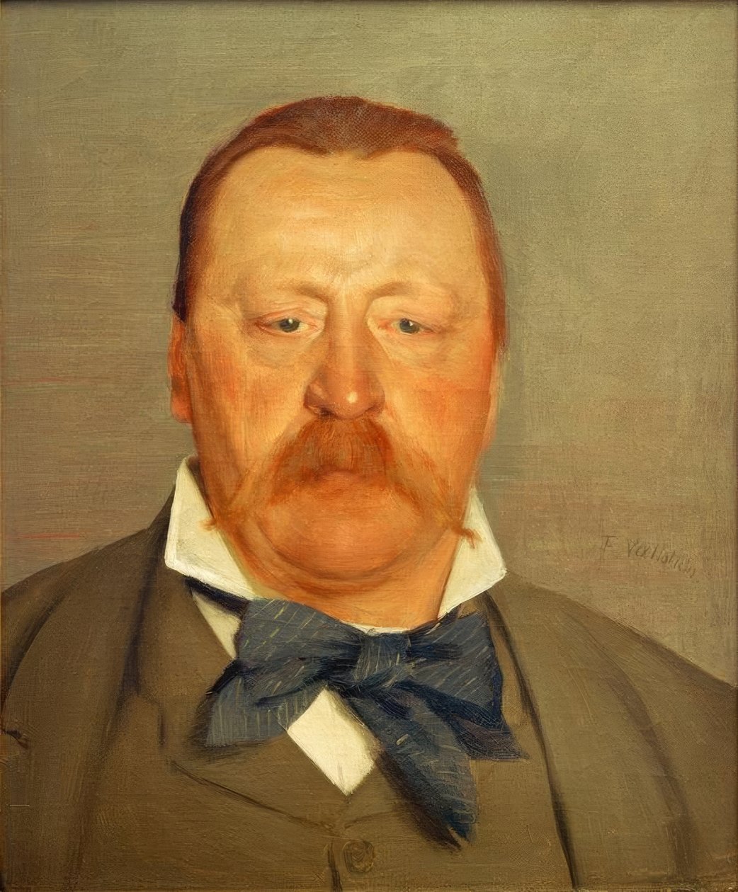 Portrett av Monsieur Alfred Delisle av Felix Edouard Vallotton