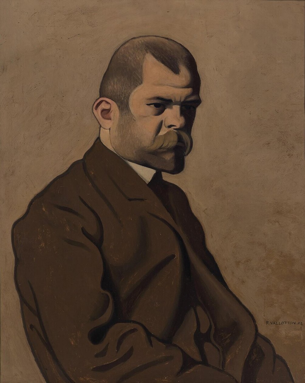 Portrett av Ambroise Vollard 1865-1939, 1902. av Felix Edouard Vallotton