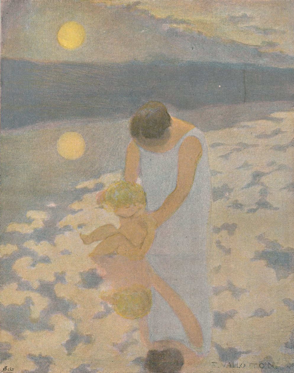 Refleksjoner, c1897 av Felix Edouard Vallotton