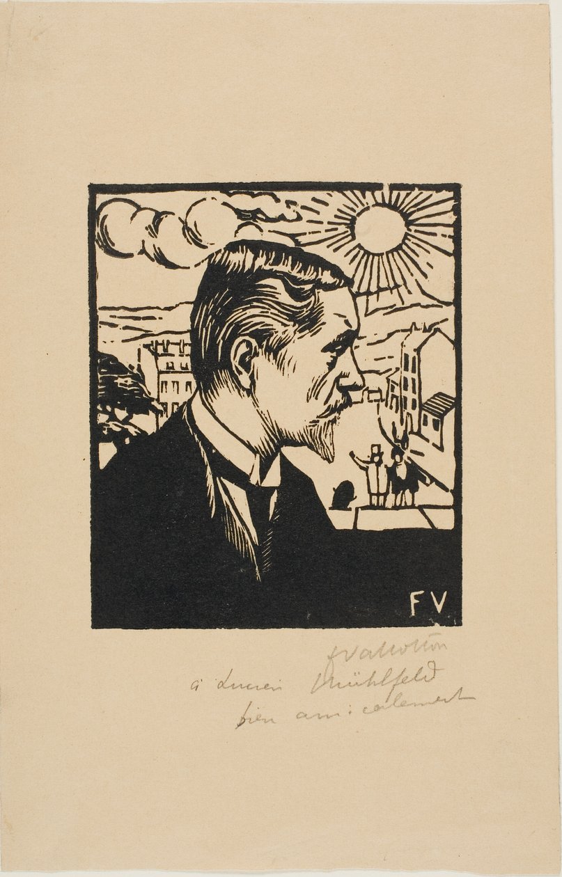 Selvportrett av Felix Edouard Vallotton