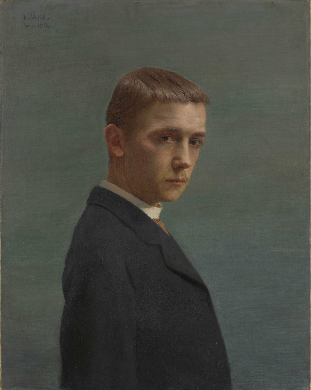 Selvportrett i en alder av tjue Selvportrett i en alder av tjue, 1885. av Felix Edouard Vallotton