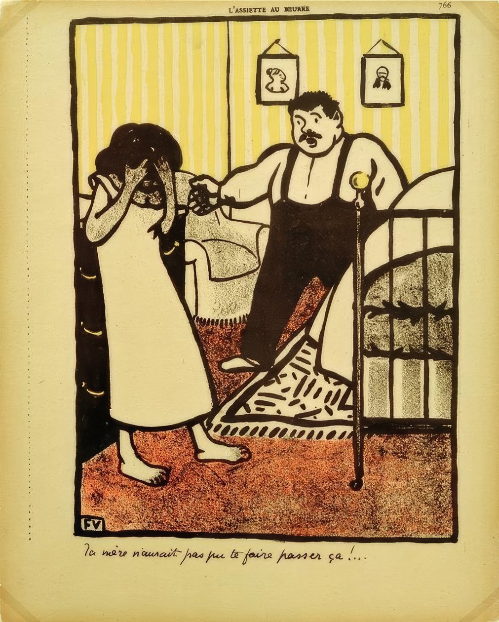 Kunne ikke moren din ha bestått dette? av Felix Edouard Vallotton