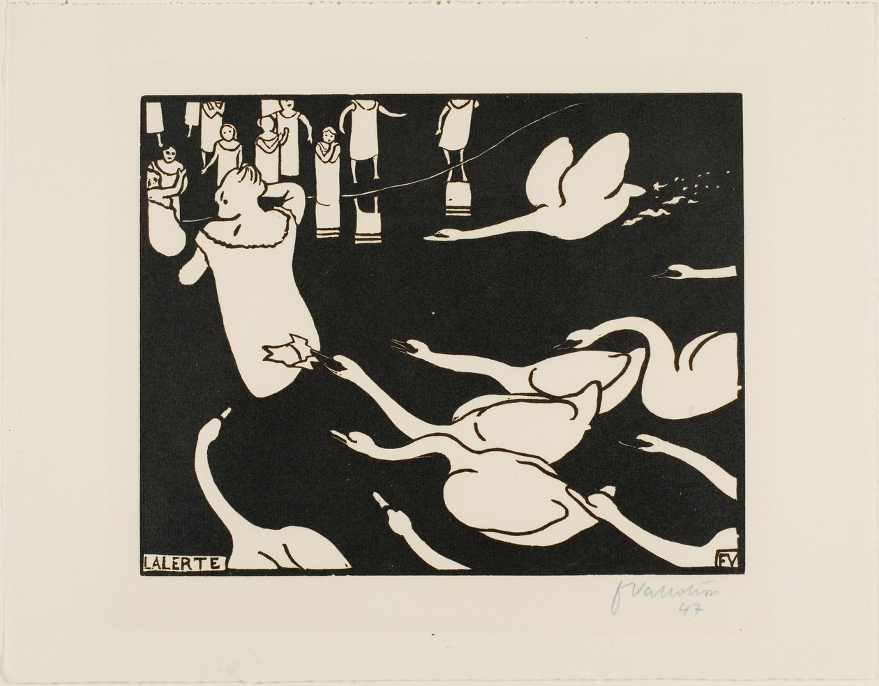 Alarmen av Felix Edouard Vallotton