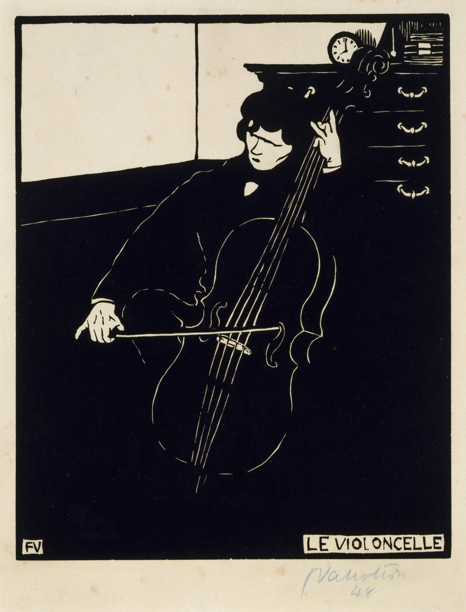 Celloen av Felix Edouard Vallotton