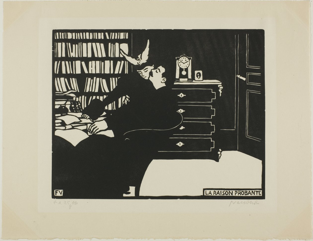The Cogent Reason, plate fire fra Intimacies av Felix Edouard Vallotton