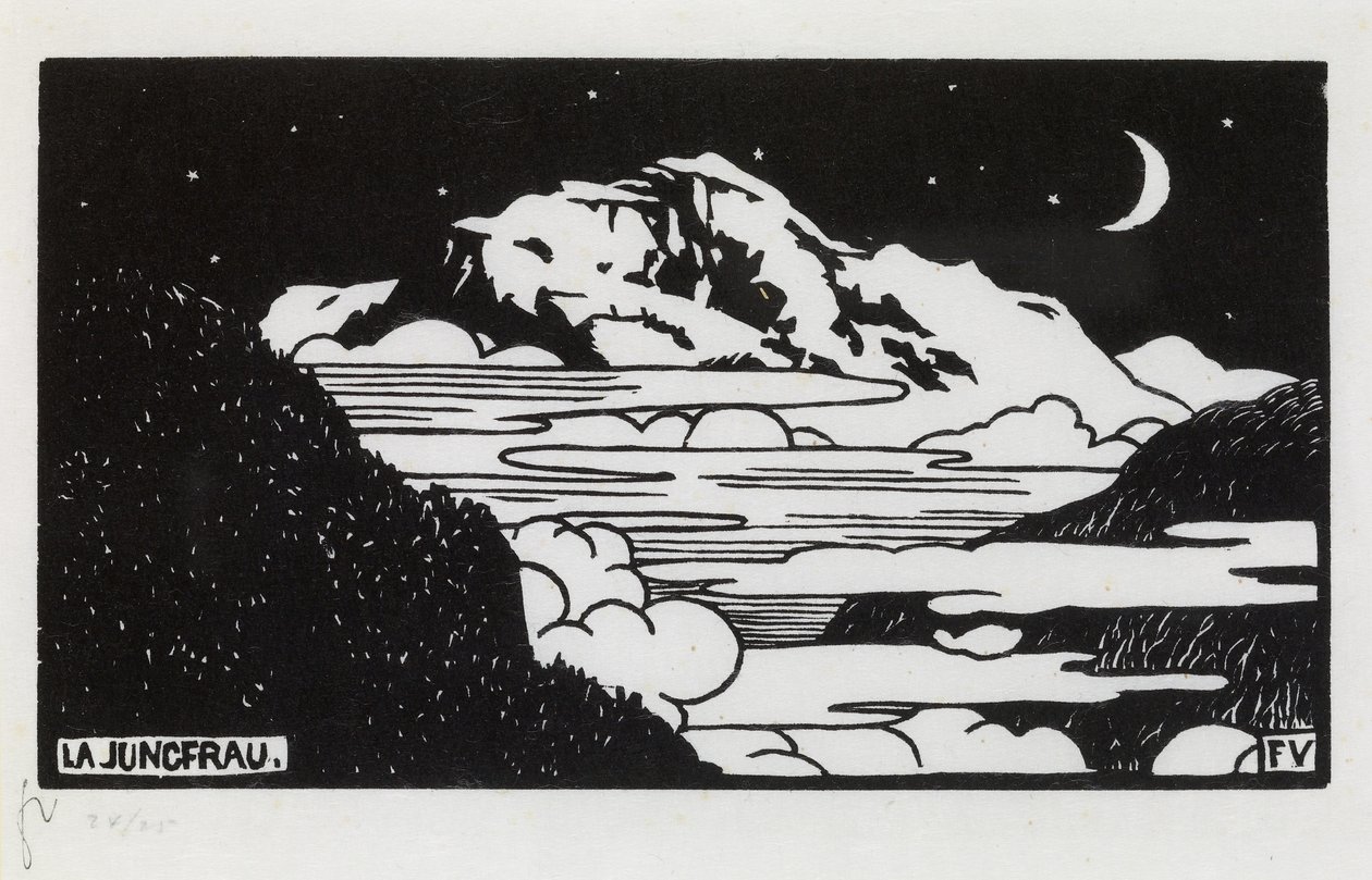 Jomfruen, 1892 av Felix Edouard Vallotton