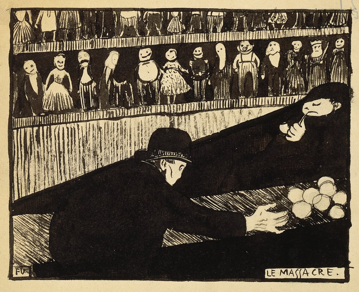 Massakren av Felix Edouard Vallotton
