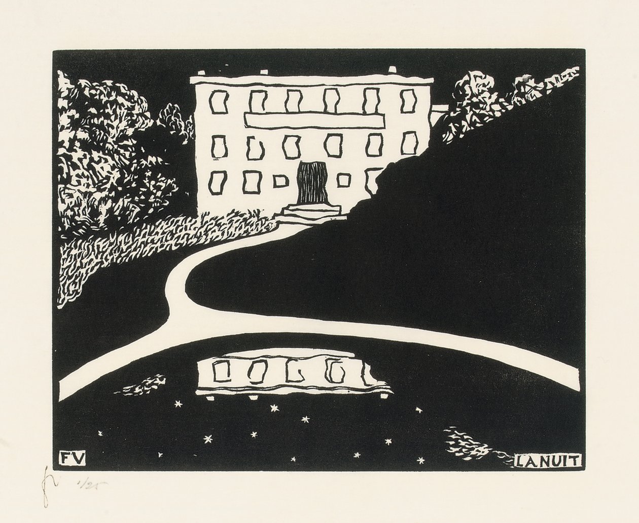 Natten av Felix Edouard Vallotton
