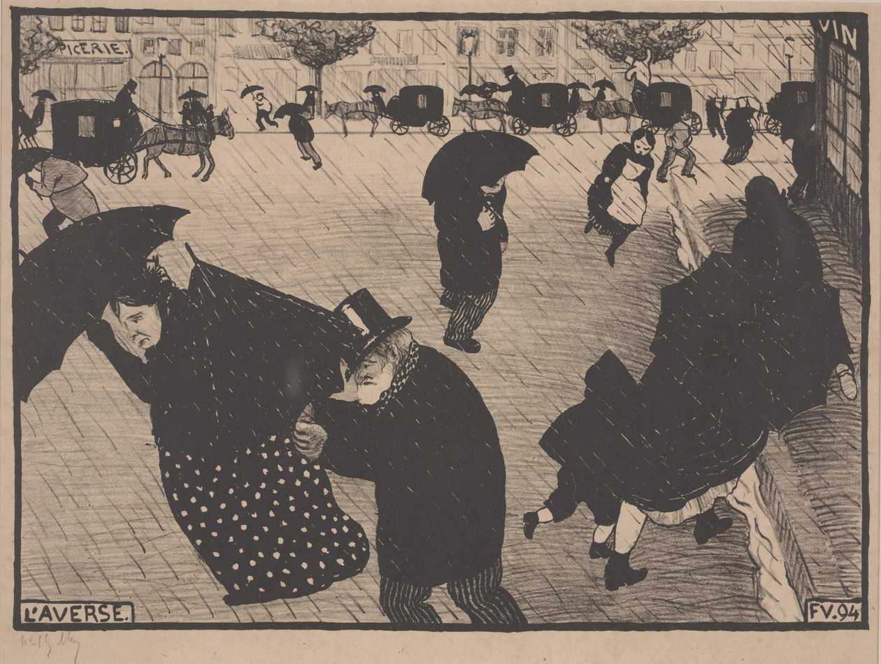 Dusjen av Felix Edouard Vallotton