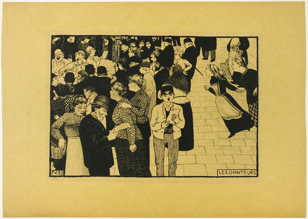 Singerne av Felix Edouard Vallotton