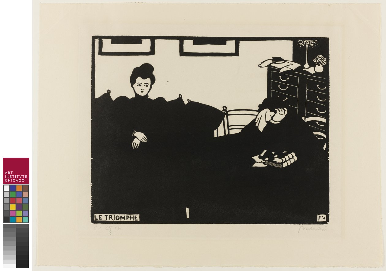 The Triumph, plate to fra Intimacies, 1898 av Felix Edouard Vallotton