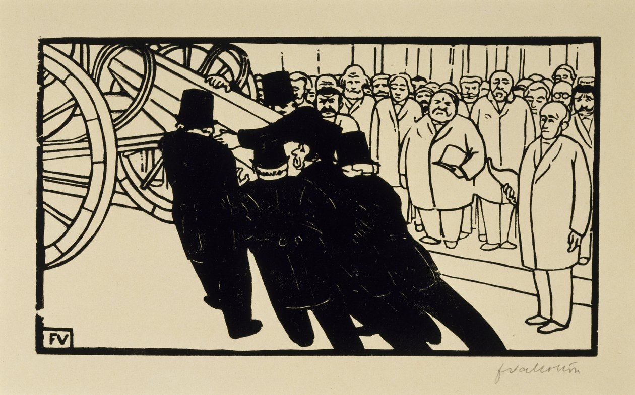 Undertakerne av Felix Edouard Vallotton