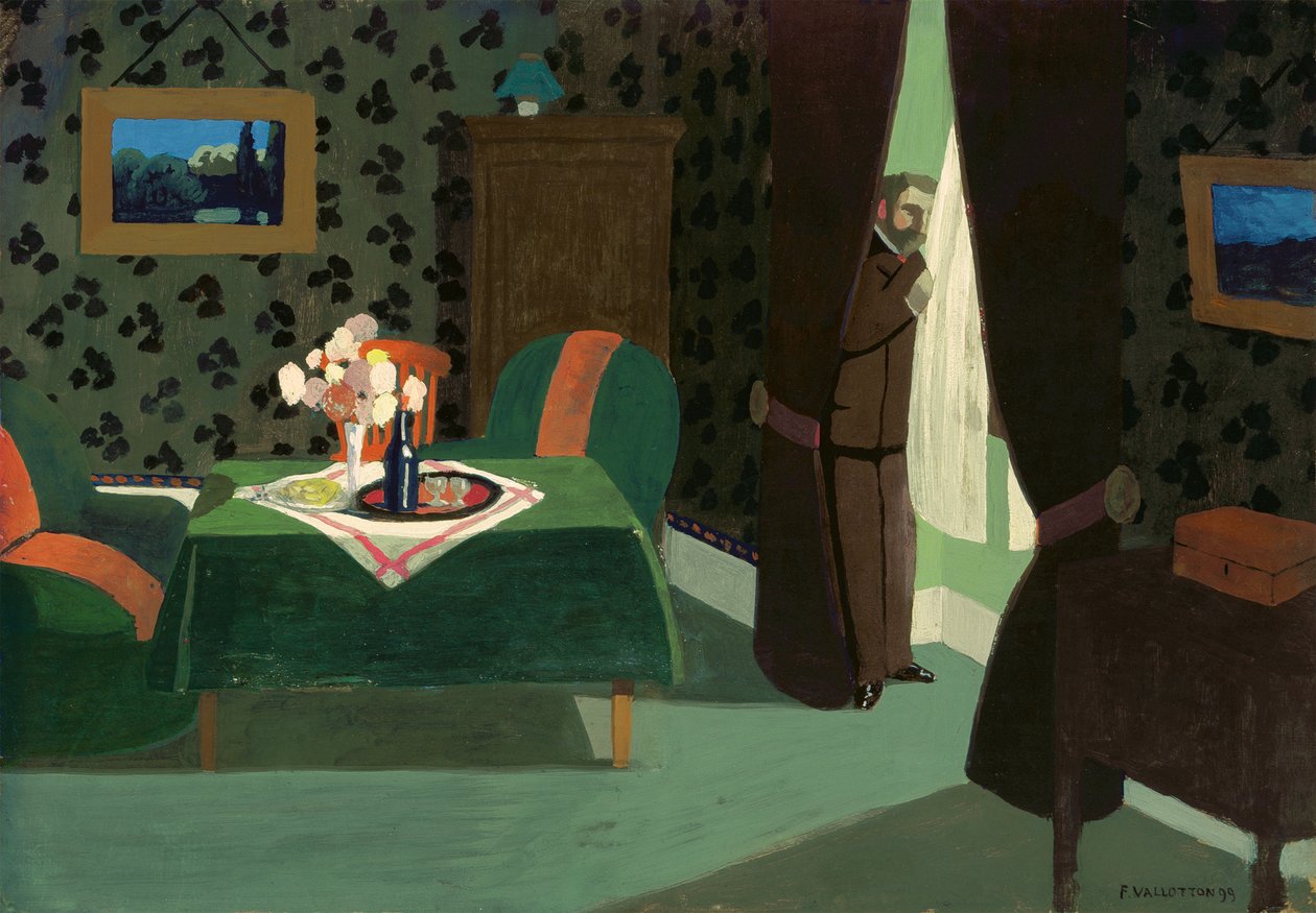 Ventetiden, 1899. av Felix Edouard Vallotton