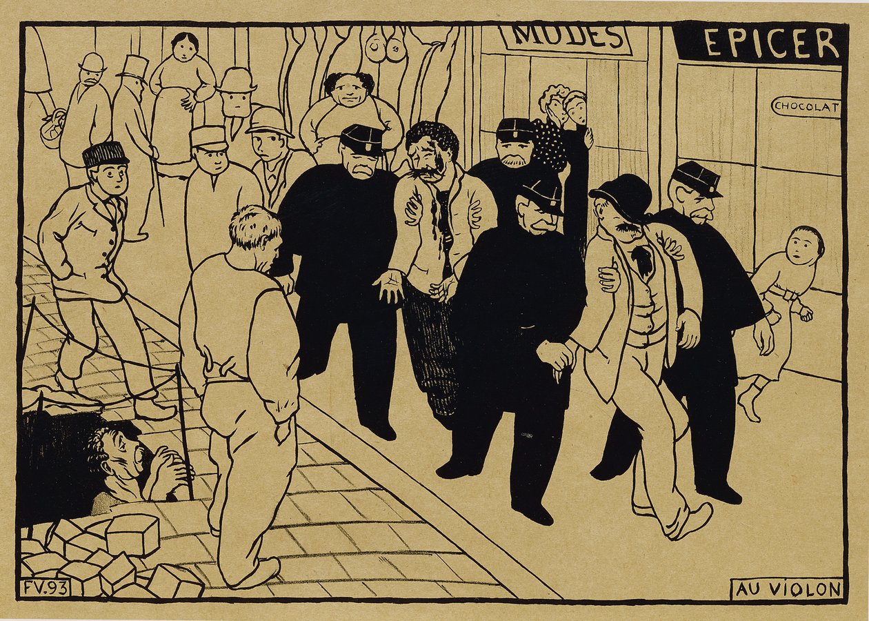 Til Nick, 1893 av Felix Edouard Vallotton