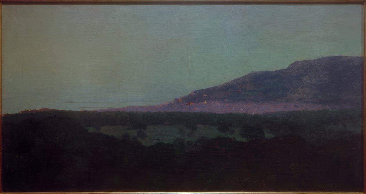 Trouville om kvelden av Felix Edouard Vallotton