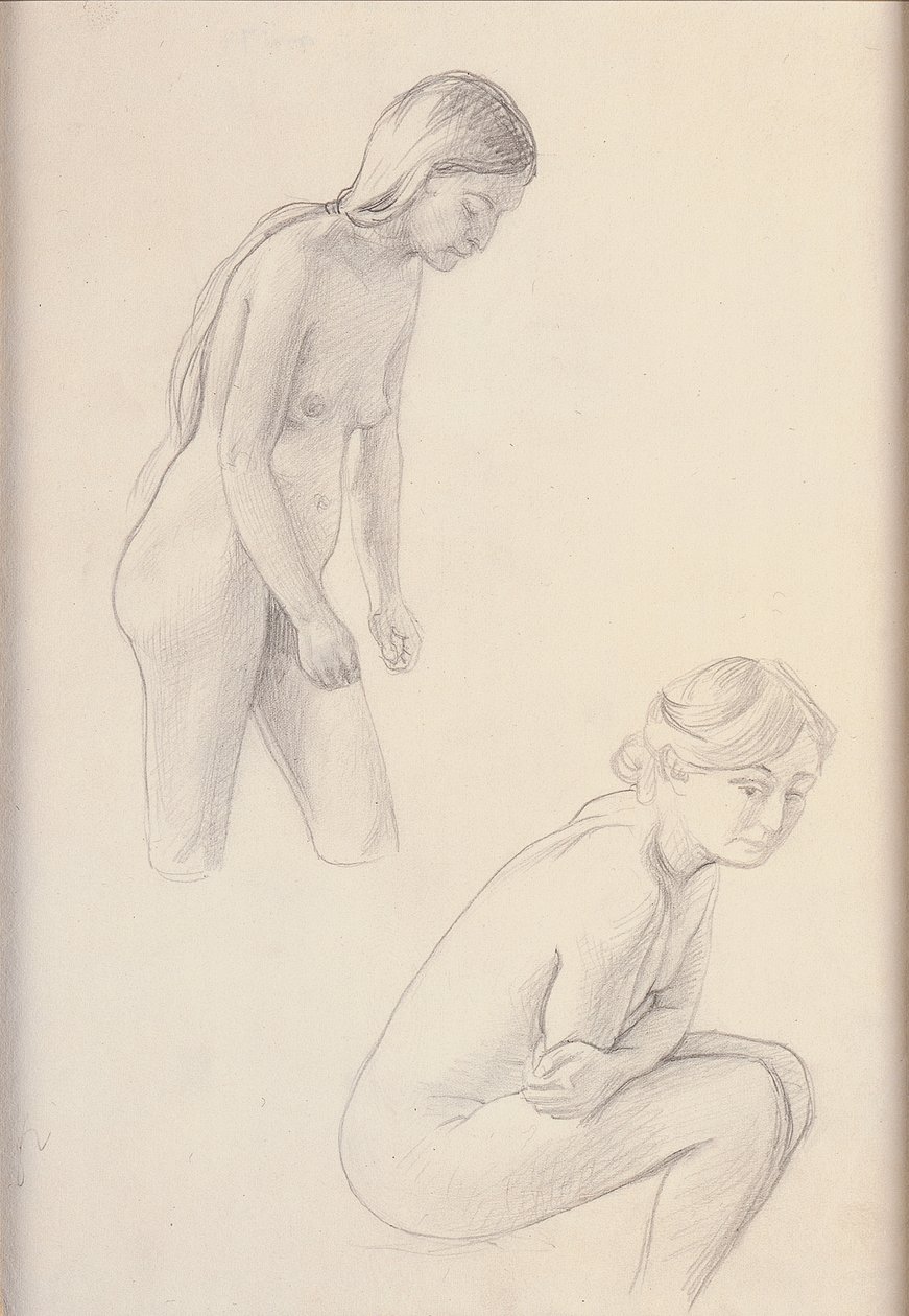 To nakenbilder av Felix Edouard Vallotton
