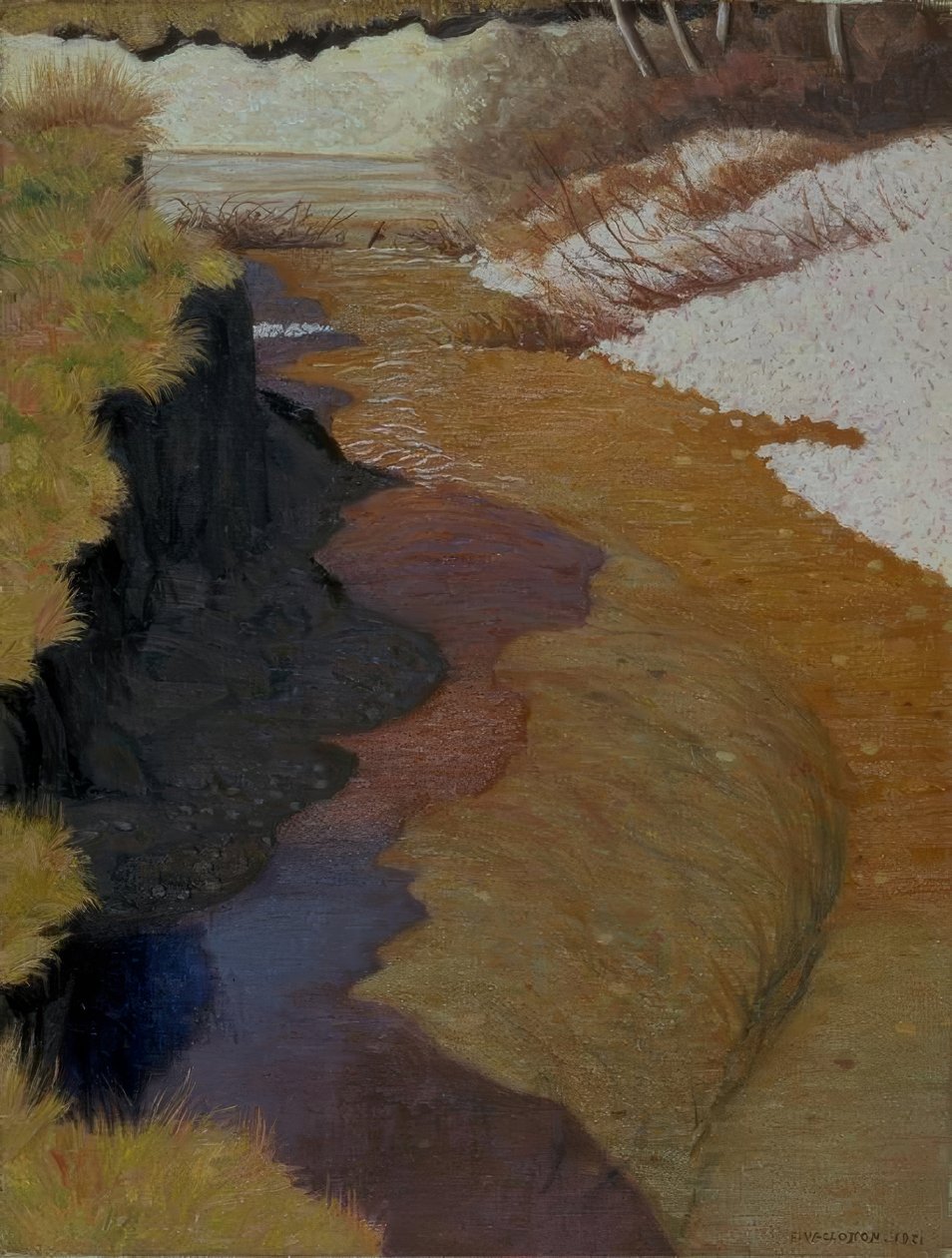 Utsikt over Cagne av Felix Edouard Vallotton