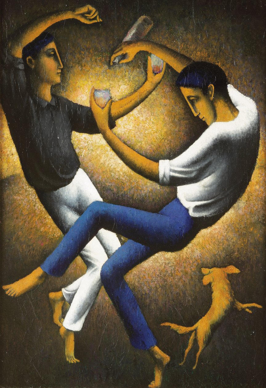The Two Basques, ca. 1912 (olje på lerret) av Felix Elie Tobeen