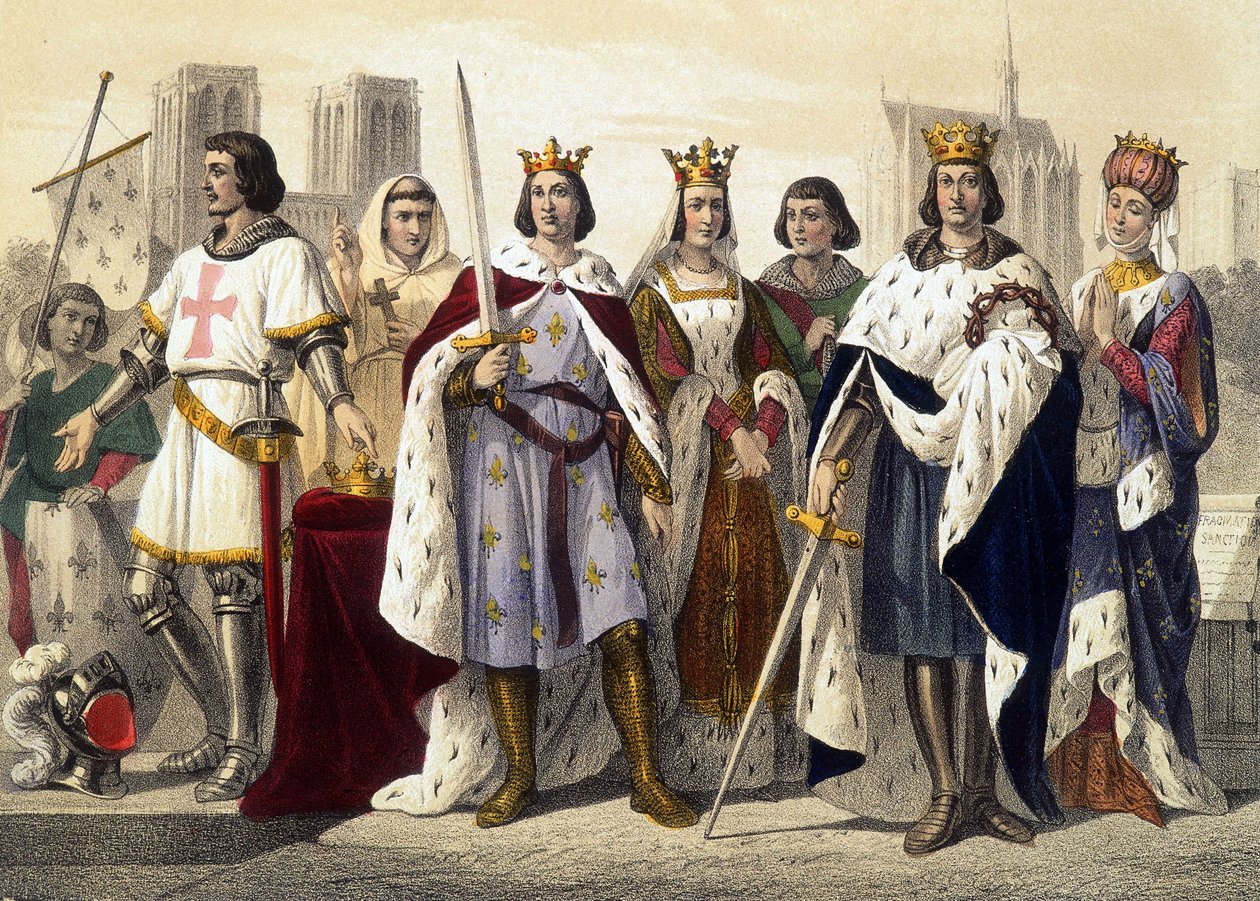 The French Monarchy in print», tegning av Monsieur Fossey av Felix Fossey