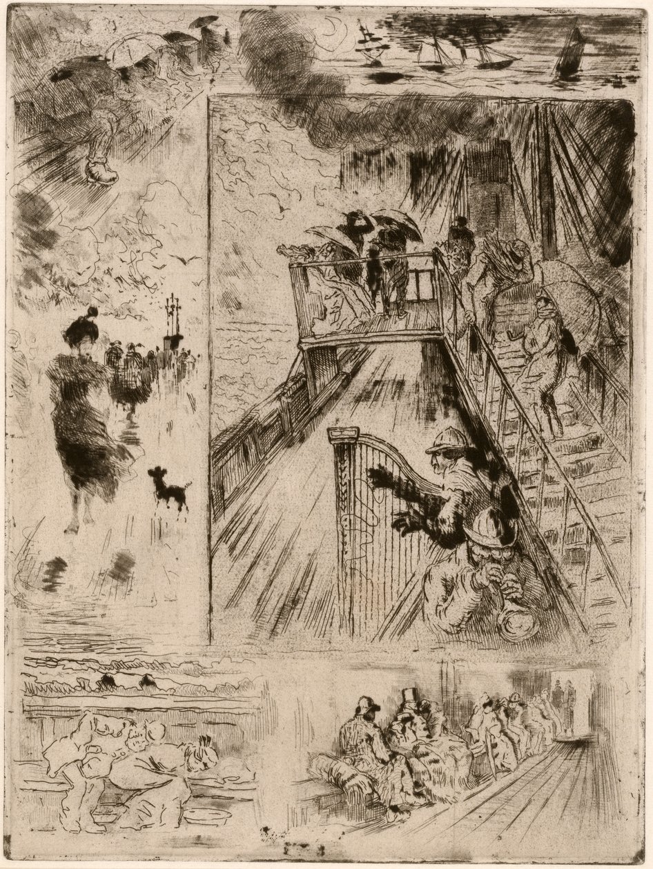 Passasjen av Felix Hilaire Buhot