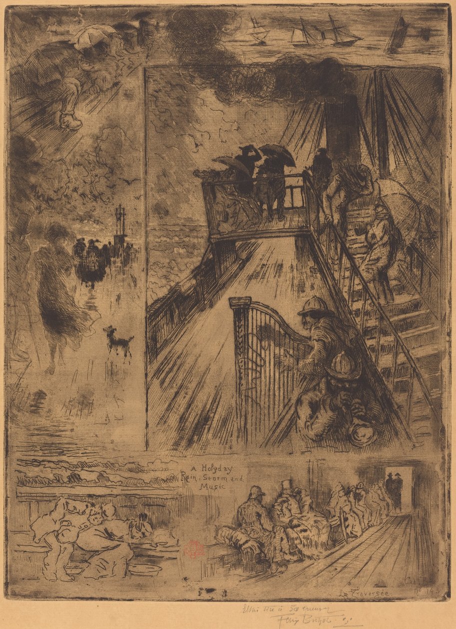 Passasjen av Felix Hilaire Buhot