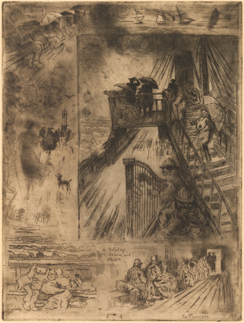 Passasjen av Felix Hilaire Buhot