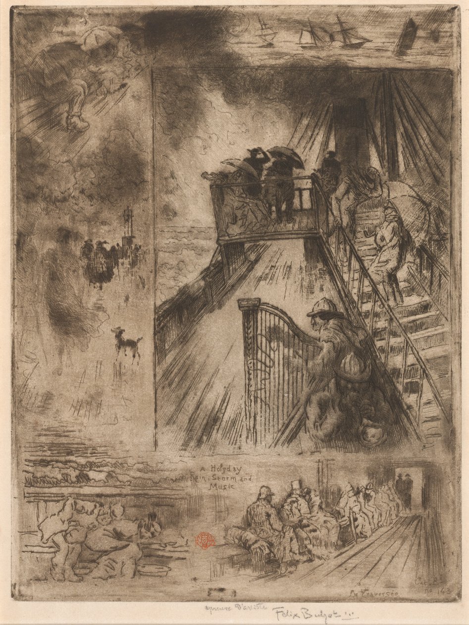 Passasjen av Felix Hilaire Buhot