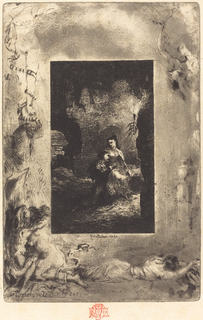 Djevelens grav Djevelens grav, 18791880. av Felix Hilaire Buhot