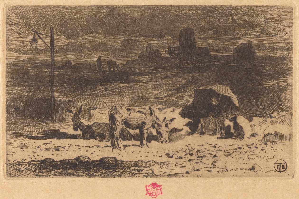 Eslene i La Butte-aux-Cailles Esler på La Butte-aux-Cailles, 18731874. av Felix Hilaire Buhot