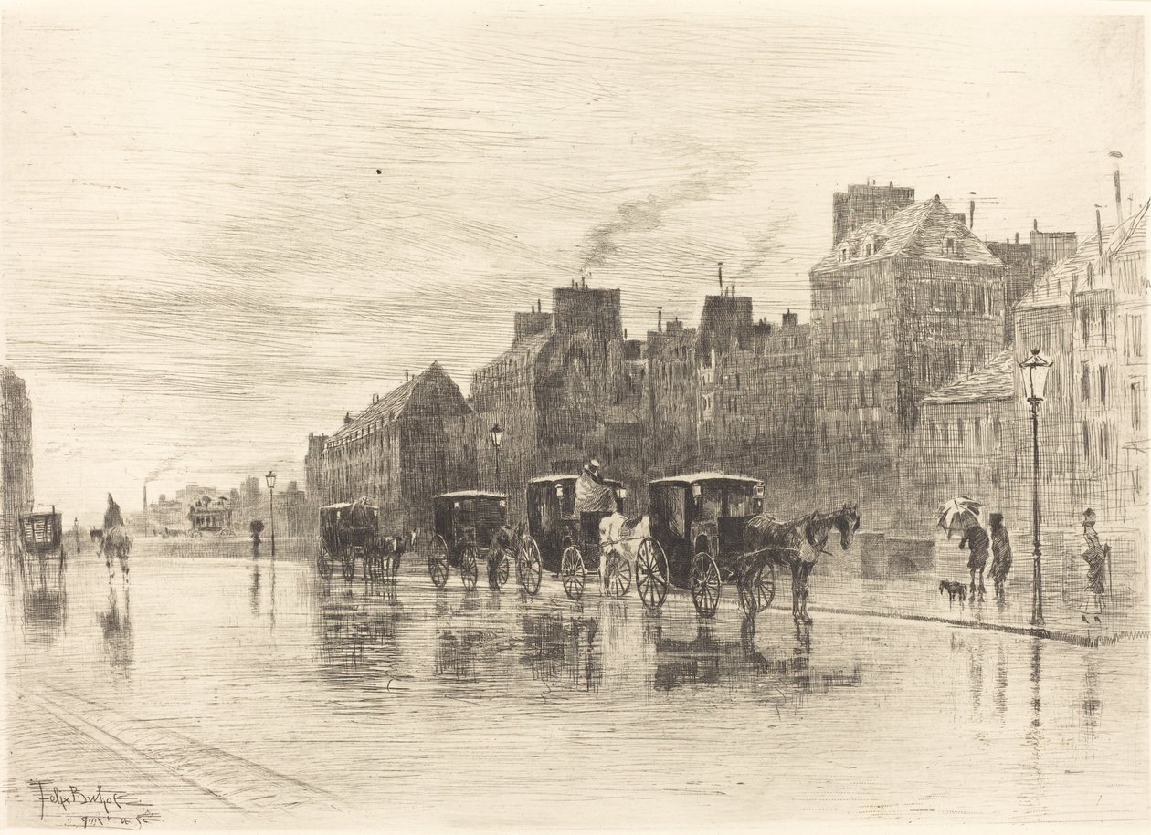 Vintermorgen på Quai de l