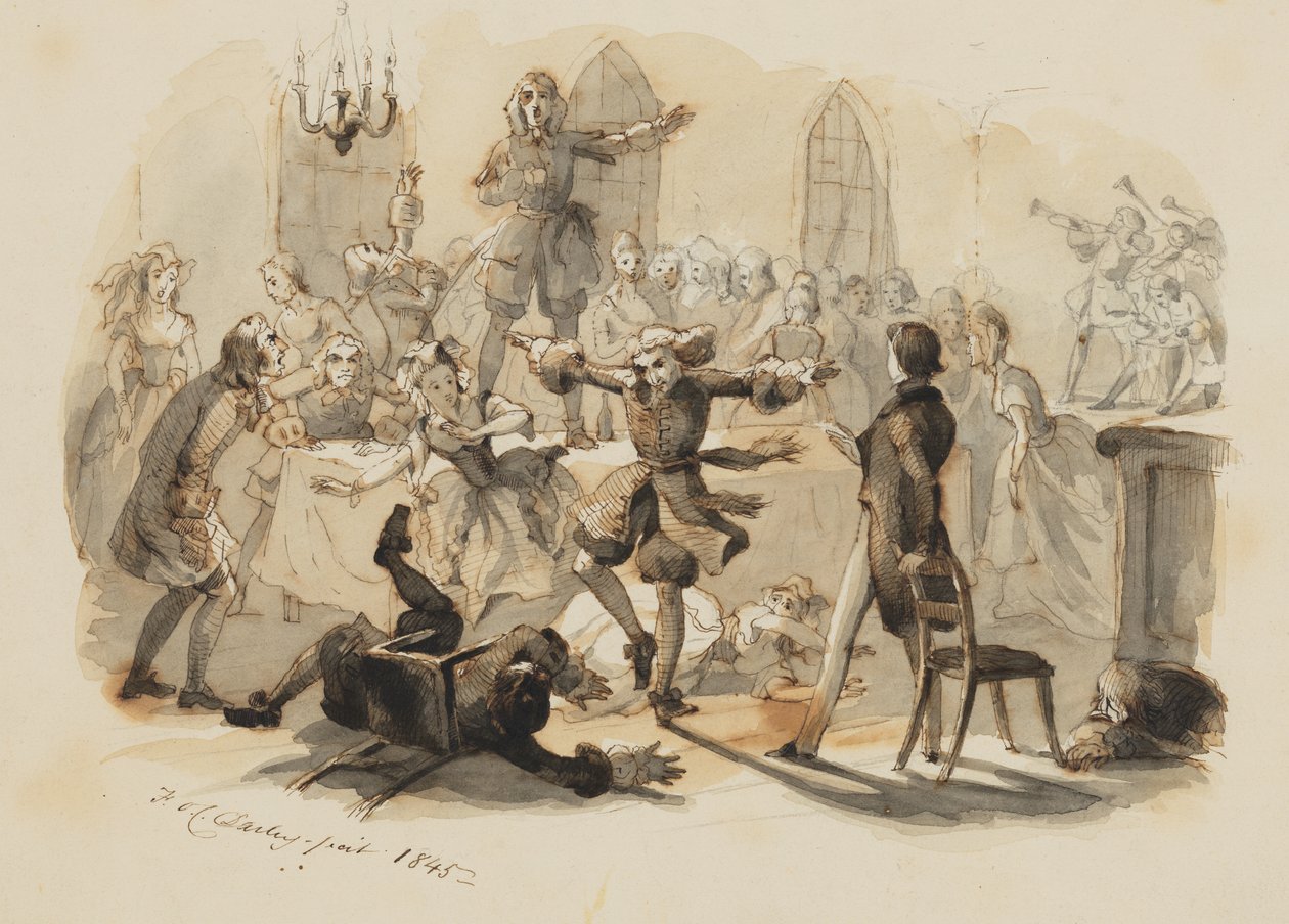 En bråkete fest av Felix Octavius Carr Darley
