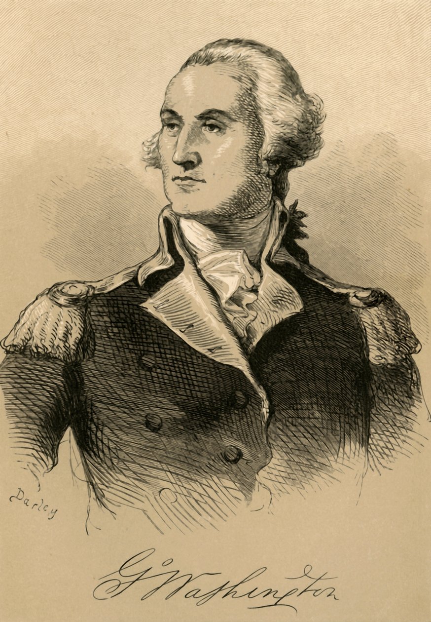 G. Washington, 1877. av Felix Octavius Carr Darley