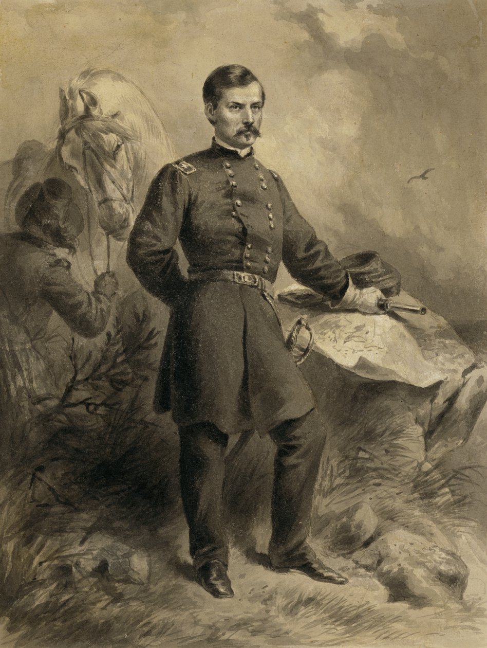 George Brinton McClellan av Felix Octavius Carr Darley