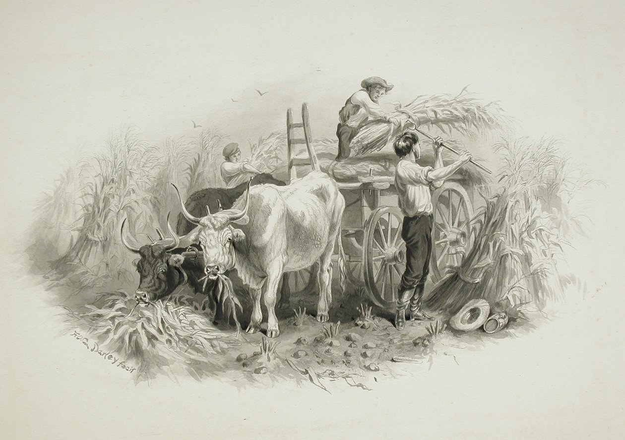 Høyslåttscene av Felix Octavius Carr Darley