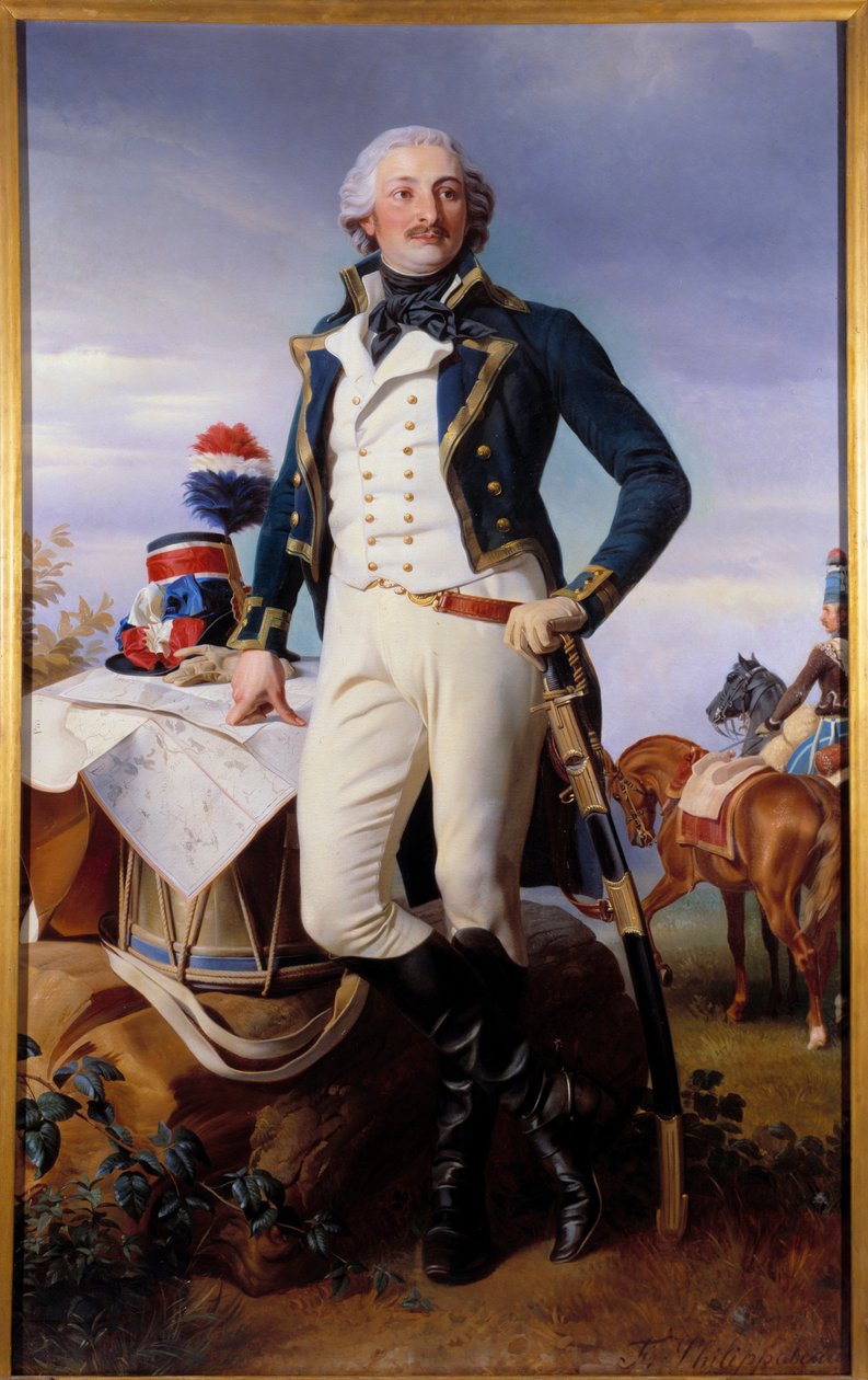 Portrett av Auguste Marie-Henri Picot, markis av Dampierre av Felix Philippoteaux